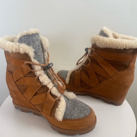New SOREL Joan of Arctic Wedge II Boots size 9 / 40 snow winter boots - Picture 3 of 7